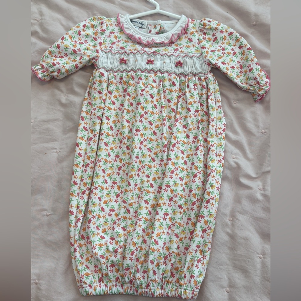 Magnolia Baby Newborn smocked gown